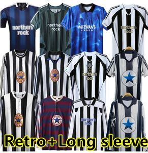 95 96 97 99 2000 NewCastles Nufc Shearer Retro Soccer Jerseys Hamann Shearer Pinas 1993 1980 82 United Owen Classic Shirts Ginola Long Sleeves