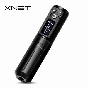 Xnet plus trådlös tatueringsmaskin penna kraftfull coreless motor 2000mah batteripaket bärbar professionell tatueringsutrustning 231225