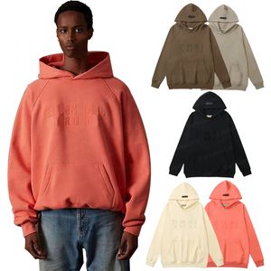 Ess Men Hoodies Designer Hoodie Erkek Kadınlar Sonbahar Düz Renkli Mektup Baskı Sweatshirt Kapşonlu Külot Kazak