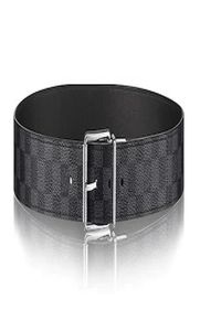 DAMIER PRINT 40MM عكسي M9156Q حزام عكسي حزام رسمي جديد مع Box2871270