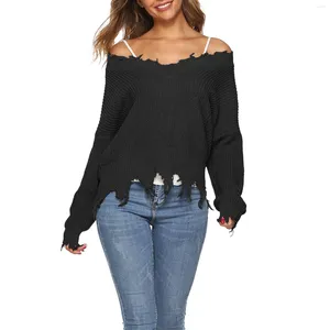 Women's Sweaters Deep V Thickened Woven Blouse Irregular Fringe Fashion For Man Fall Shirts Men Womens Warm Under 20 Heavy Sweater Dress