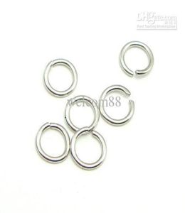 100pcslot 925 Sterling Silver Open Jump Ring Split Rings Accessory For DIY Craft Jewelry Gift W50089976967