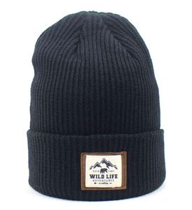 Jesienna zimowa etykieta etykieta czapki czapki czapki dla mężczyzn Women039s Solid Kraite Hat Outdoor ciepło północne góry Brak twarzy 8283998