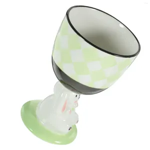 Dinnerware Sets Birthday Party Cup Ceramic Goblet Drinks Cups Beverage Footed Cocktail Mug