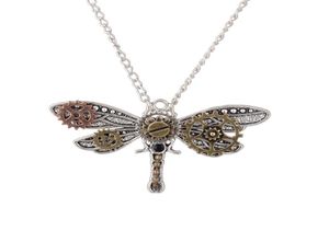 Mode smycken 5pcslot Punk Series Gear Peculiar Personality Dragonfly Pendant Halsband Sessors smycken Frisör gåva A1604995721