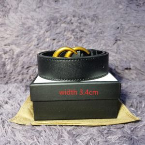 2021 men's designer belt women's leather leather black red big gold buckle classic leisure luxury belts and gift box268k