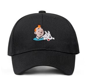 100% Cotton Dad hat Embroidered Baseball Cap Custom Strap Back Unisex Adjustable tin tin Snapback Women Men Hats3592607