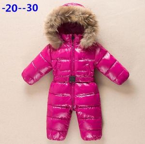 Rússia recém-nascido roupas de bebê inverno macacão quente outerwear casacos jaqueta para meninas roupas de bebê meninos parka neve wear macacão2472706