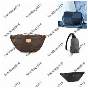 Bolsa de moda masculina de moda feminina Bolsa clássica de cintura Bolsas casuais de grande capacidade e múltiplos tamanhos elegantes 310k