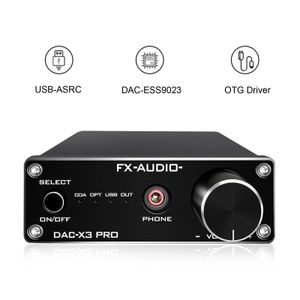 Connectors Fxaudio X3pro Dac Digital to Analog Converter Headphone Amplifier Car Audio Amplifier Optical/pcusb/coaxial Dc5v
