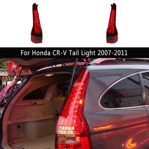 For Honda CR-V Tail Light 07-11 LED Brake Reverse Parking Running Taillight Assembly Car Accessories Dynamic Streamer Turn Signal