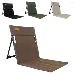 キャンプ家具屋外キャンプ折りたたみ椅子ビーチチェアバックレストクッションスタジアムガーデンのためのピクニック用品