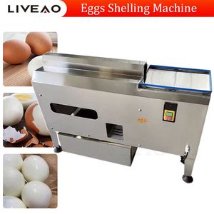 Otomatik Haşlanmış Tavuk Ördek Yumurta Soyucu Su Dolaşım Sistemi ile Bıldırcın Yumurta Sınırcı