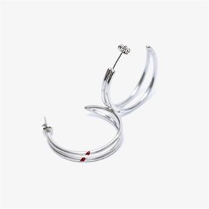 Kpop Jimin Red Carving örhängen mode linje par örhängen måntillbehör fans födelsedagspresenter 2203302983