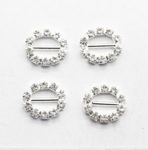 100 pçslote 20mm branco strass cristal fivelas broches barra convite fita cadeira cobre faixas deslizantes arcos fivelas2436874