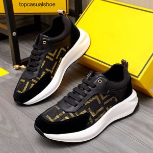 FENDIG 23WF Ayakkabı Roman Sabah Sakinler F Kırışım Erkekler Ayakkabı Düşük Örgü Deri Koşucu Platform Sole Sports Tech Fabrics Trainers Kaykay Yürüyüş Mürzfi Wo