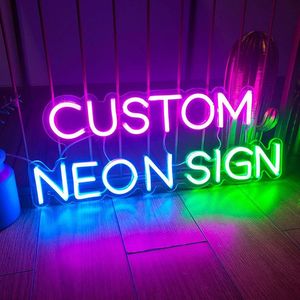 LED Neon Sign Custom Signs Light Shop Pub Store Garm Home Wedding Birthday Party Wall Decor Lamp317s