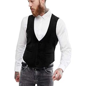 Men's Veet Casual Groom British Style Slim Fit Suit Jacket Prom Wedding Vest Customization