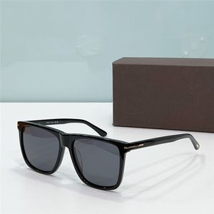 Neues Modedesign, quadratische Sonnenbrille 0835, klassische Form, Acetatrahmen, einfacher und beliebter Stil, vielseitige UV400-Schutzbrille für den Außenbereich