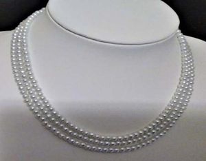 4mm 3 Strand Pearl Necklace012345678910111213145955380