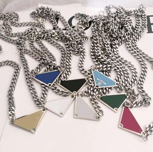 2021 luxurys Pendant Necklaces Fashion for Man Woman 48cm Inverted triangle designers brand Jewelry mens womens Highly Quality 19 2931797