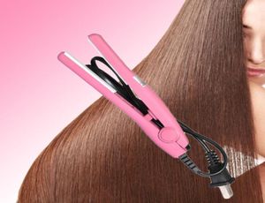 Mini piastra per capelli professionale in ferro rosa in ceramica portatile elettronica per capelli che raddrizza gli strumenti per lo styling Hair7549435