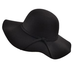 Women Wide Brim Hat Accessories Vacation Floppy Travel Bowknot Elegant Foldble Casual Ribbon Band Beach Autumn Sun Protection Sti1873293