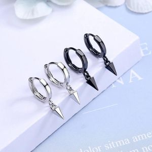 Hoopörhängen 925 Sterling Silver Exquisite Geometric Fashion Jewelry Ladies Christmas Valentine's Day Gifts Partihandel