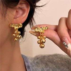 dangle earrings xialuoke beaded emisomensionalグレープ