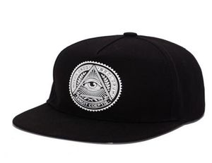 2018 Moda Etiqueta Redonda Triângulo Olho Illuminati Snapback Caps Mulheres Boné de Beisebol Ajustável Snapbacks Hip Hop Hats7121085