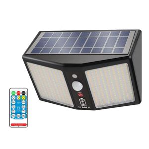 Światła Edison2011 360 diody LED 2000 LUMENS Solar Wall Light Odporne wodoodporne Wodoodporne Outdood Solar Yard Garden Street Indukcja Nocne światła Remo