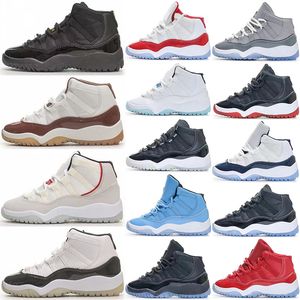 2024 Bambini 11S Scarpe da basket per bambini Spazio Cool Grey Jam Bred Concords Moda giovanile Ragazzi Sneakers Bambini Ragazzo Ragazza Bianco Atletico Bambini all'aperto Eur 28-35