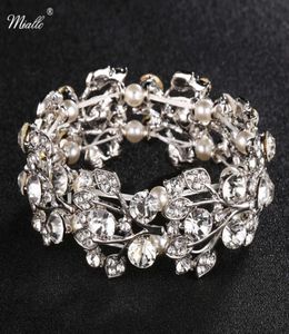 Miallo Rhinestone Alloy Bracelets Bangles Fashion Wedding Women Jewelry Accessories Bride Bangles Q07175988217