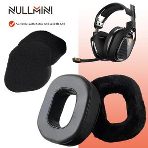 Słuchawki Nullmini Wymiana EARPADS DO ASTRO A40 A40TR A50 Słuchawki Miękki skórzany zestaw słuchawkowy