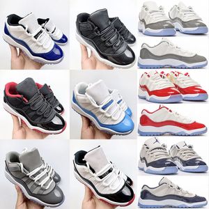 Designer Basso bambini Basketball Scarpe per bambini baby 11s xi Cherry allevato grigio grigio Concord UNC Vincere