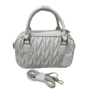 Women Brand Design Metal Zipper Argyle Pattern Handbag Ladies Solid Color Versatile Shoulder Bag Soft Leather Round For Girl 231226
