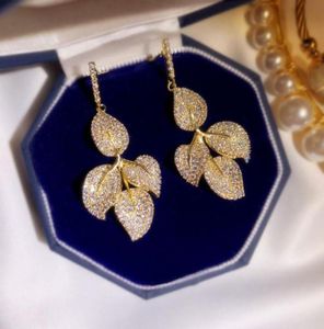 Stud 14k amarelo sólido ouro diamantes brincos mulheres bohemia moda jóias finas casamento festa de natal5353505