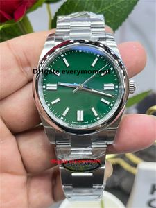 Najwyższej jakości zegarki męskie 124300 41 mm Cal.3230 Automatyczny zegarek mechaniczny 904L Czyste fabryczne szafirowe Sapphire Luminous Nurving Green Diving Ceramiczne Zwiedź-3