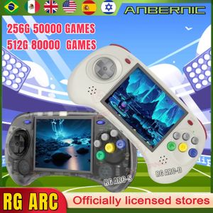 ANBERNIC RG ARC D ARC S Tragbare PSP-Handspielkonsole Android Linux System 4 0 Zoll IPS RK3566 64Bit-SpielKindergeschenke 231226