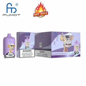 Оригинальный заводской Fumot Digital box 12k одноразовый вейп с 40 вкусами масла, приятный дизайн, оптовая продажа, 12000 затяжек, вейп, перезаряжаемый испаритель