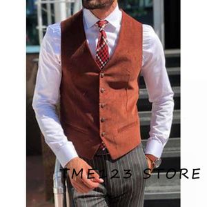 メンズスエードエレガントなカジュアルシングル胸肉ベストスーツベストフォーマルマンAmbo Steampunk Wang Gothic Chaleco Vests for Women Male Fan