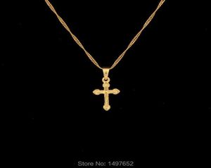 Fine Jewelry Jesus Pendant Men Plated Gold Color Necklace Christmas Women Catholic With 45cm 60cm Chain45013749569876