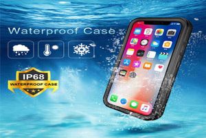 Wodoodporny dowód na pył przezroczysty dla iPhone'a XS Max XR 12 13 Pro 11 Mini 6s 7 8 Plus Odporny na szok IP68 Coque Fundas Coque H12625097