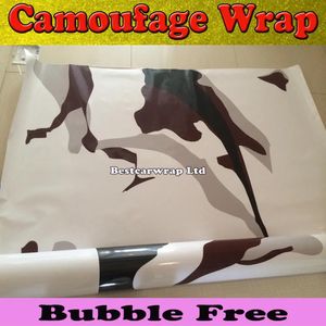 Stickers Snow Camouflage Wrap Full Car Cover Film With Air Bubble Free Winter Camo Vinyl Wrap Camo graphics size 1.52 x 30m/Roll 5x98ft