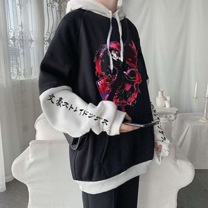 Bungo ryuunosuke akutagawa anime unisex haruku hoodies bungou stray hundar cool tecknad gotisk vinter män tröjor