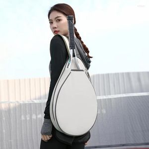 Çantalar açık çantalar 2023 Tenis Çanta Tek Omuz Crossbody Sırt Çantası Erkek ve Kadın Spor Badminton Profesyonel Raket Kapağı