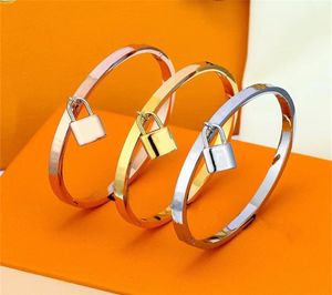 bangle designer gold sliver rose gold bracelets charm stainless steel jewelery women fashion jewelry accessories wedding womens el3684031