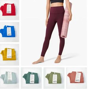 LL 2024 Yoga lu align leggings Pantaloncini da donna Pantaloni corti Abiti Lady Sport yoga Pantaloni da donna Esercizio Fitness Wear Ragazze Running Leggings palestra slim fit 598