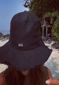 Jacquems Woman Geniş Kötü Şapkalar Yaz Le Bob ARTICHAUT KOŞUK HAT Lüks Tasarımcı Kapakları Black1064662