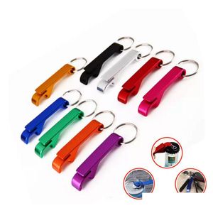 Openers Portable Beer Bottle Opener Keychain Pocket Aluminum Can Bar Tool Gadgets Summer Beverage Accessories Fy3432 Bb0210 Drop Deliv Otzqo